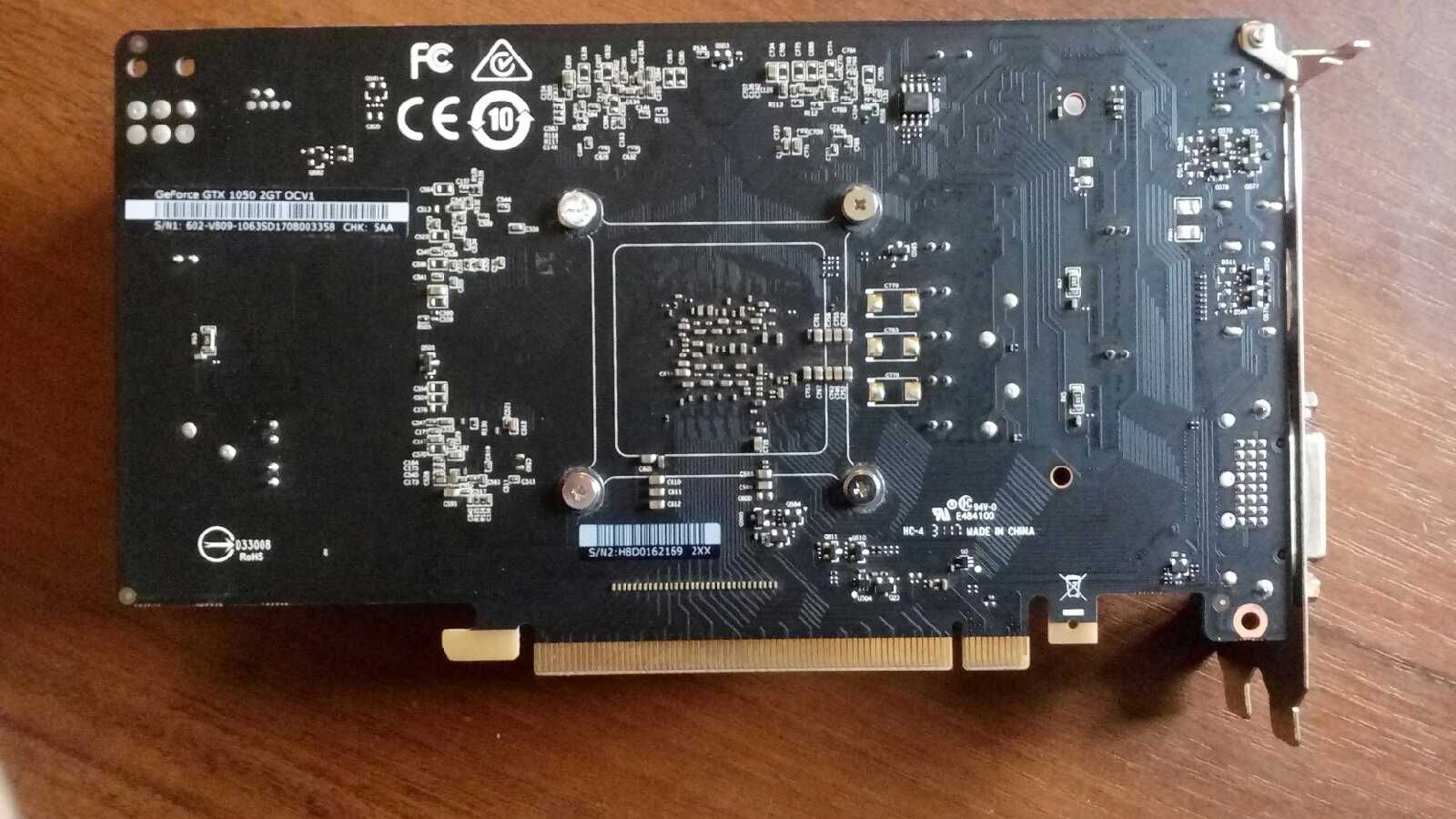 Видеокарта GTX-1050-2GT-OCV1 (2Gb/GDDR5/128bit/DVI/HDMI/DP)