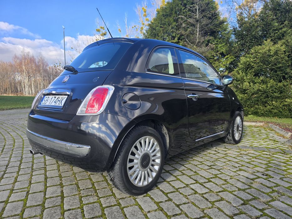 Fiat 500 szklany dach   0 rdzy