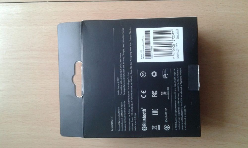 Smartwatch Xiaomi Amazfit GTR
