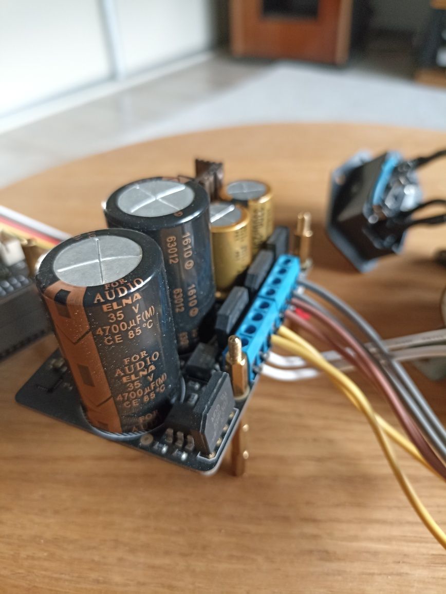 Dac ES9028Q2M, zasilacz liniowy raspberry