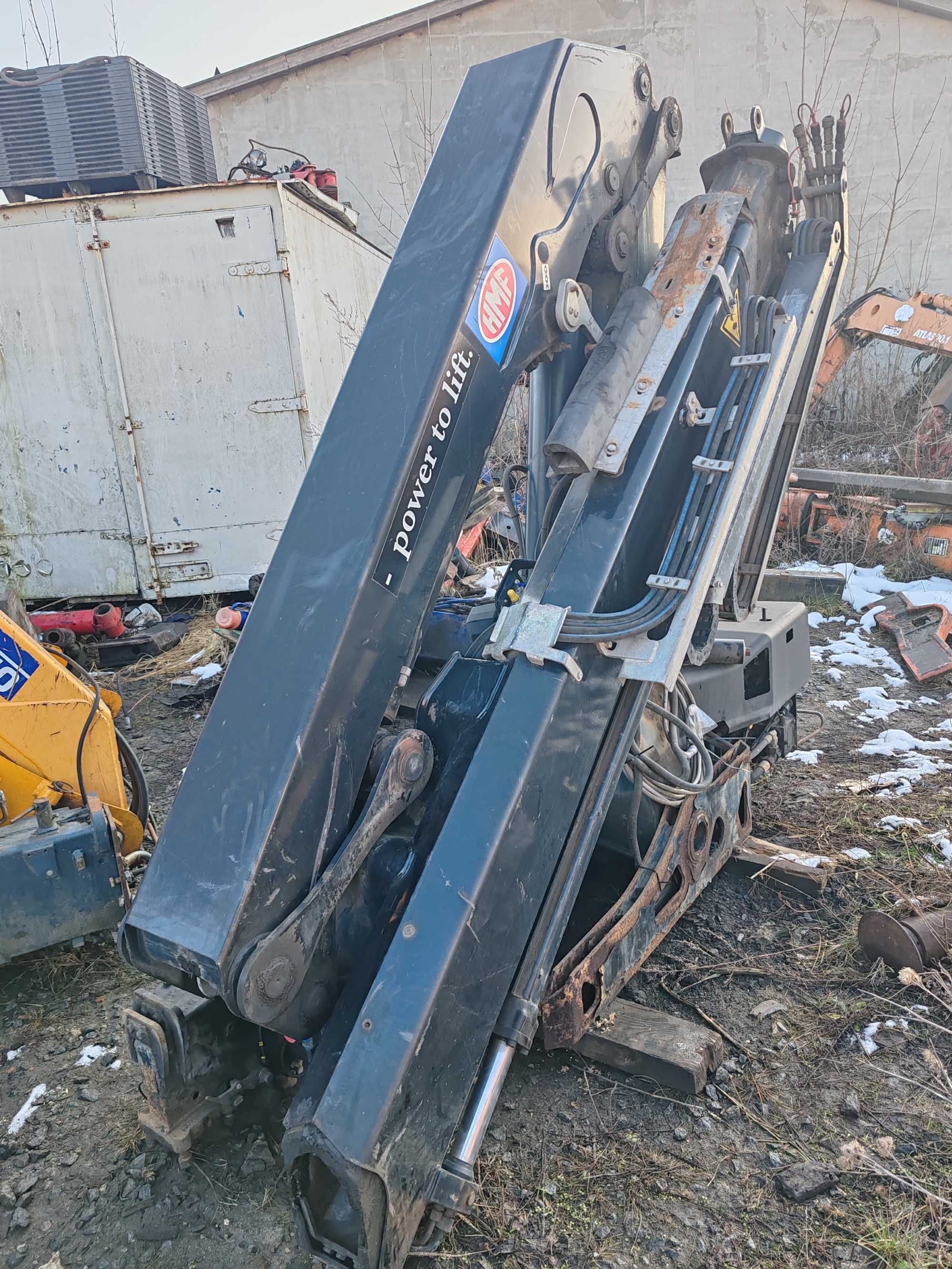 Кран маніпулятор HMF 1420 K2 Palfinger Hiab Fassi Copma Atlas