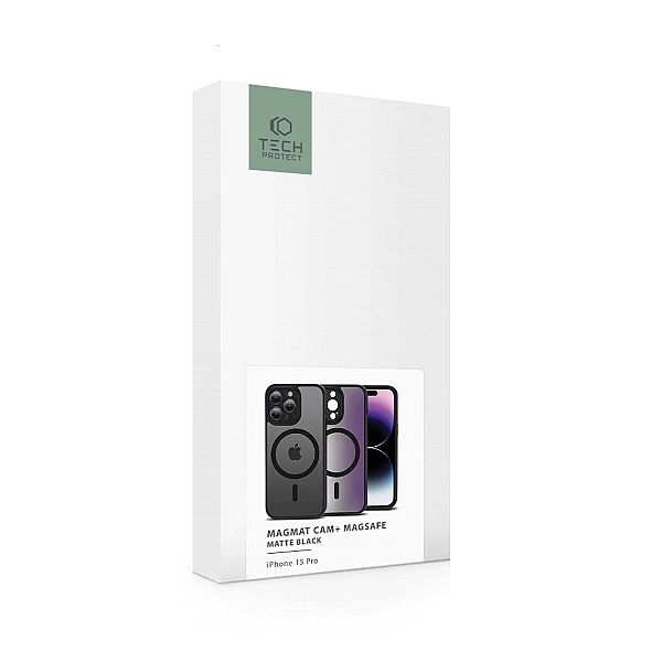 Tech-Protect Magmat Cam+ Magsafe Iphone 15 Pro Matte Black