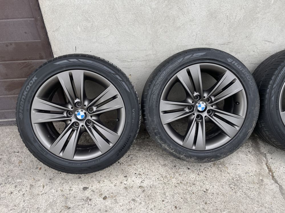 Koła, Felgi 5x120 18” Oryginał BMW, Grafit, Wyższy profil