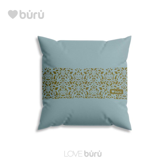 Poduszka z łuską gryki 40x40 – naturalna, zdrowy sen, bawełna