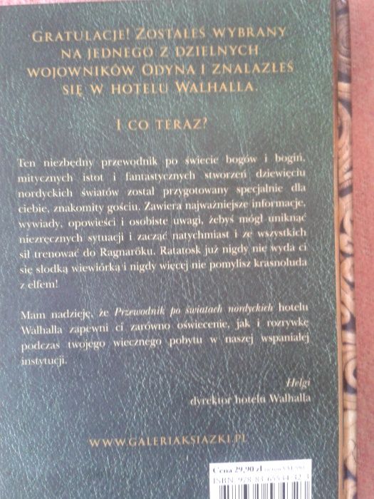 Sprzedam książkę "Hotel Walhalla"