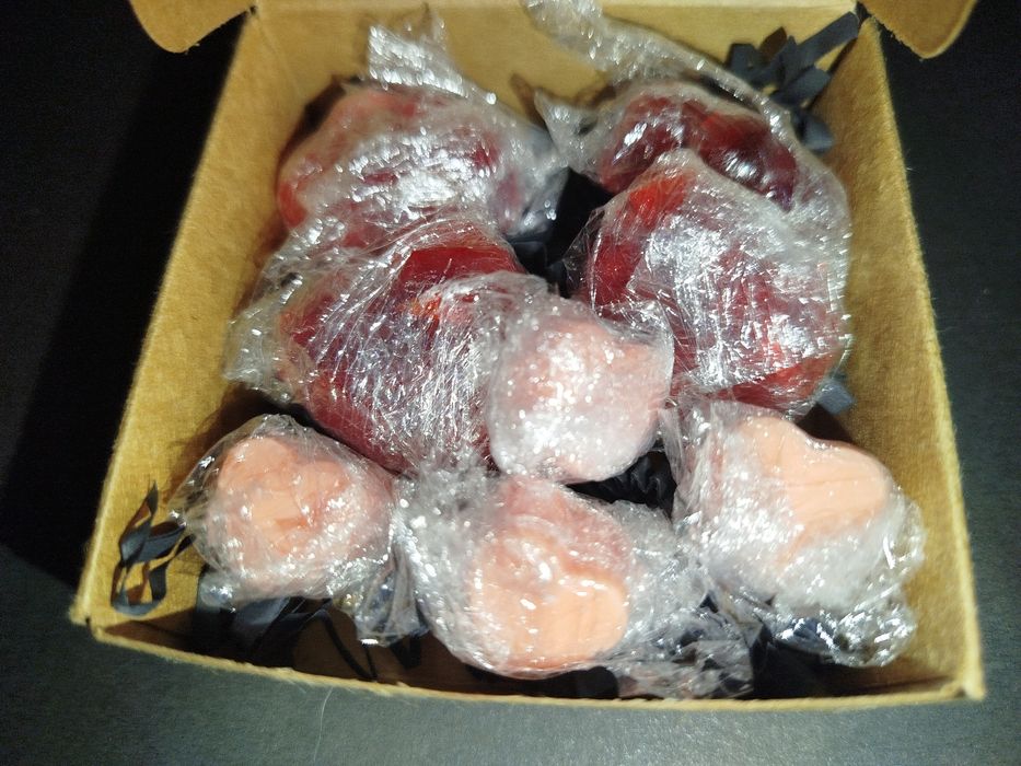 Walentynkowy box mydełek handmade "amorek"