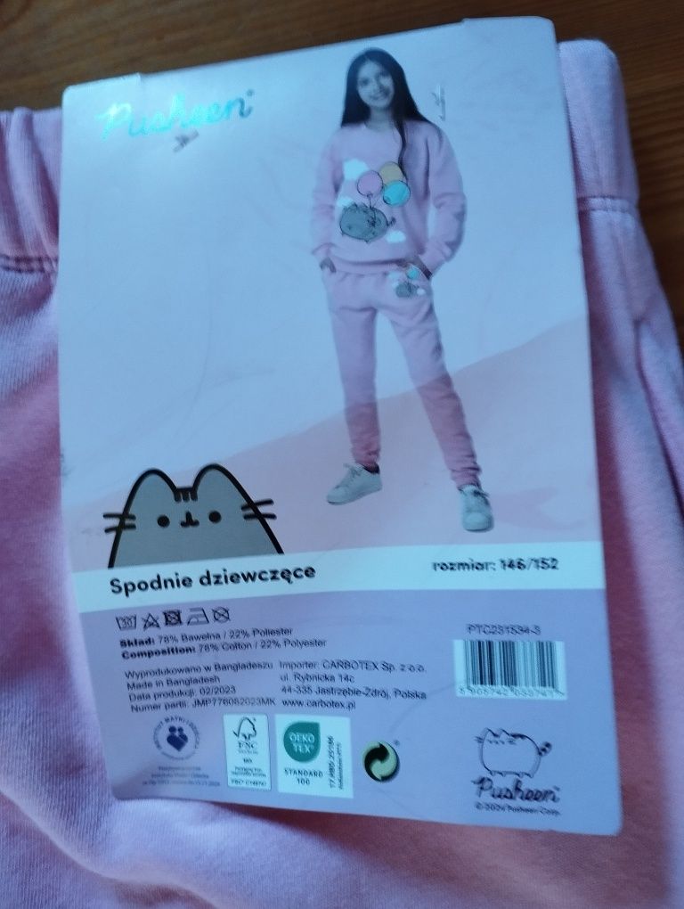 Pusheen dziewczęca bluza dresowa 146/152