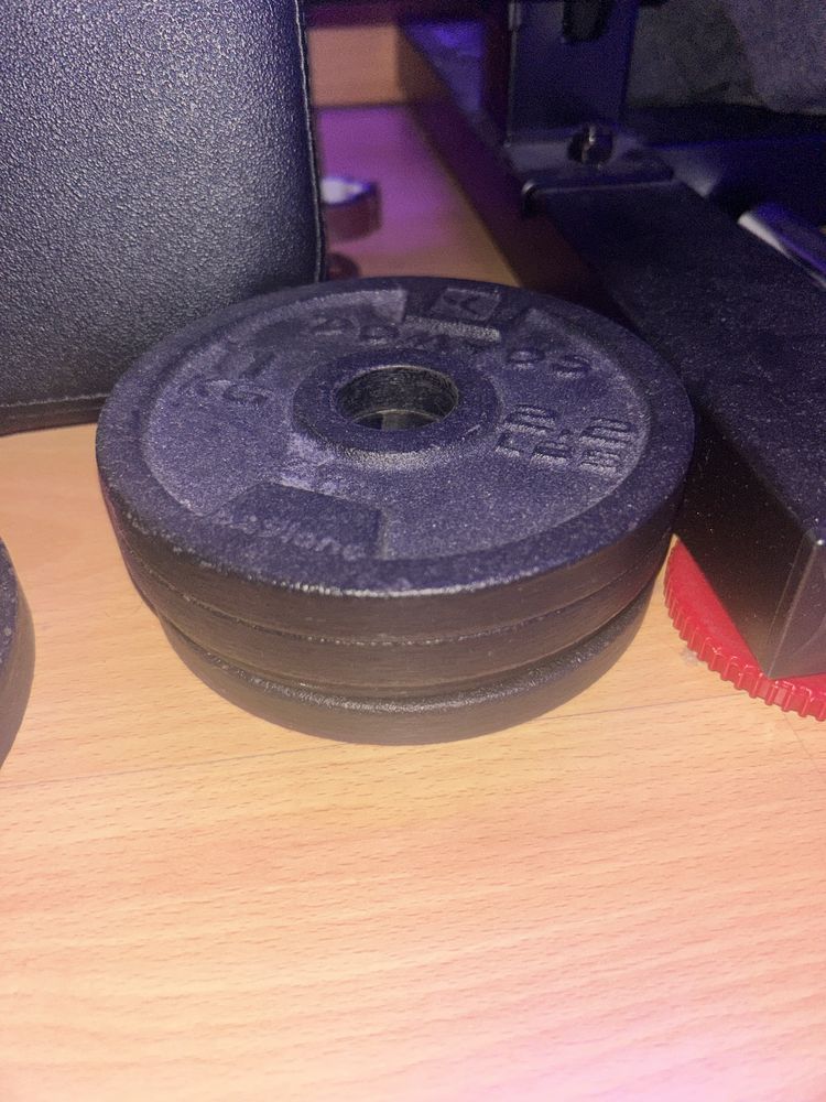 Kit de musculação  (Vende se individualmente ou em conjunto)