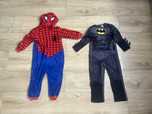 Strój spiderman batman rozmiar 110-116 dwie sztuki