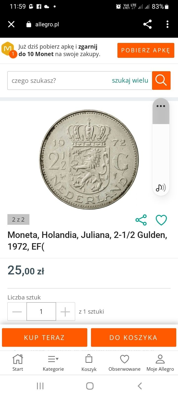 Stare  monety zagraniczne