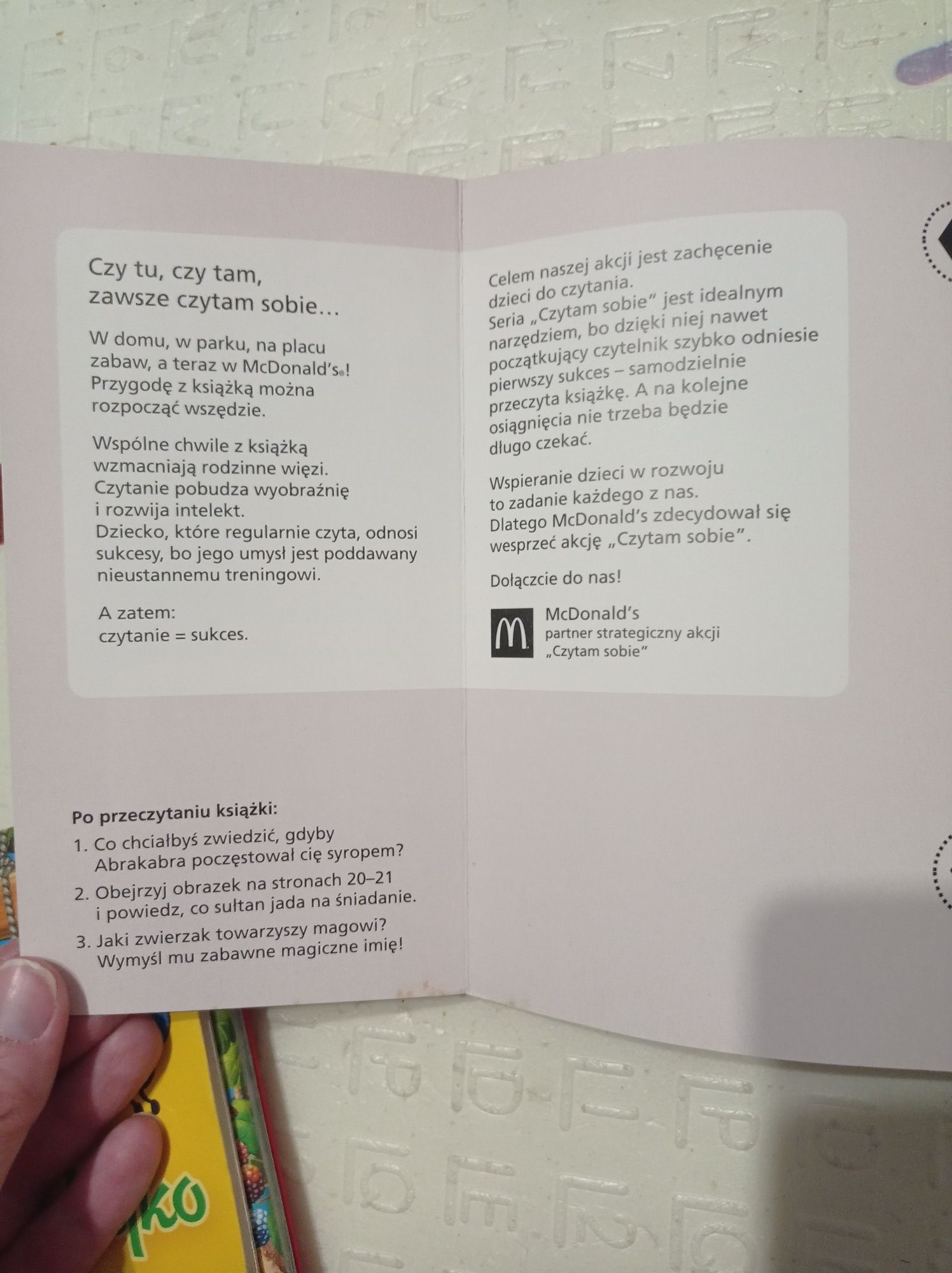 Książka Syrop maga Abrakabry McDonald's