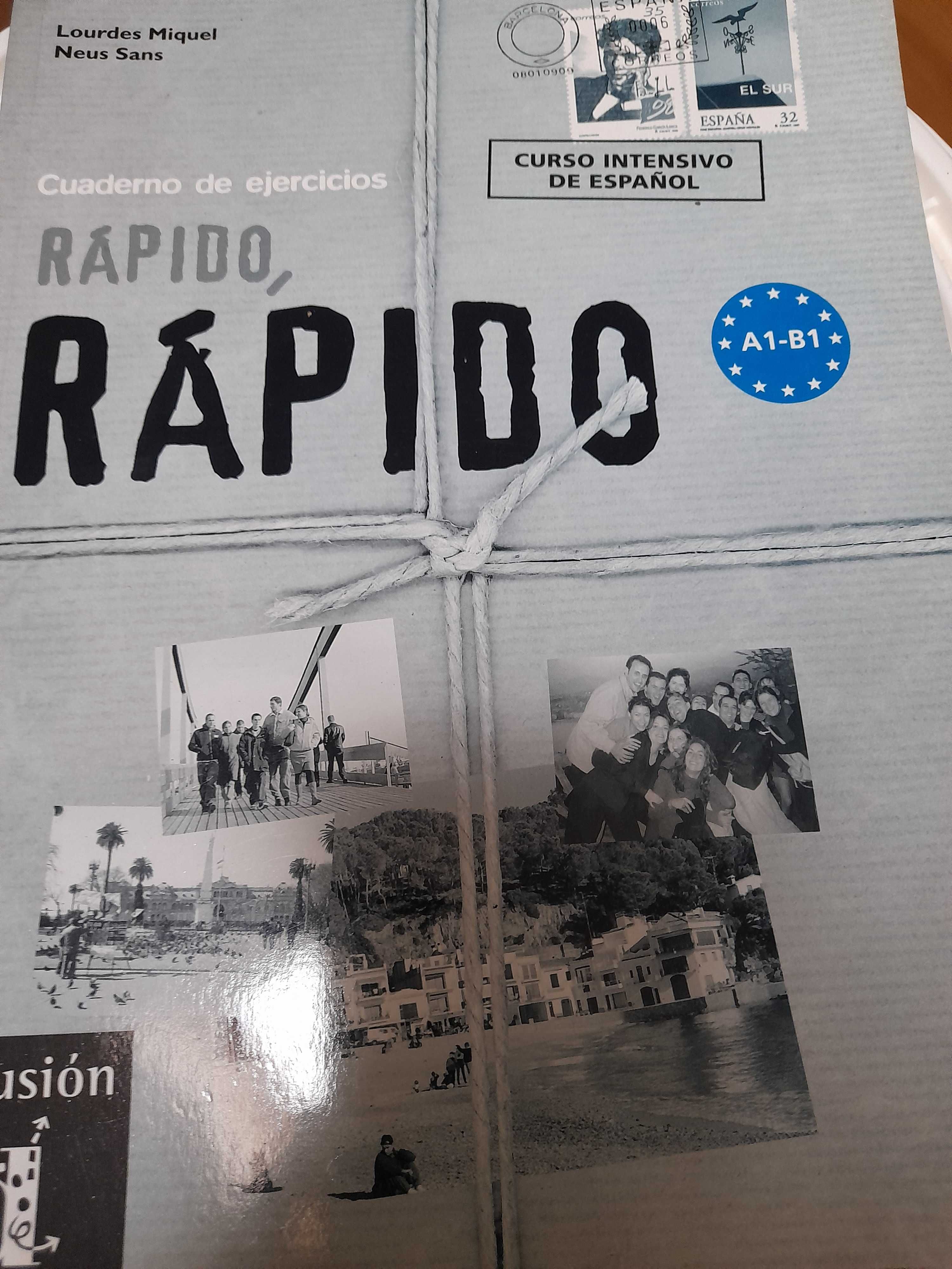 Conjunto livros de espanhol "Rápido Rápido"