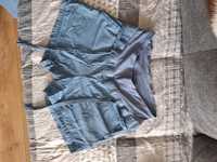 Szorty ciążowe jeansowe