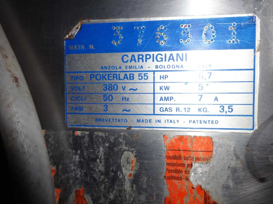 Máquinas de gelados e pasteurizar Carpigiani