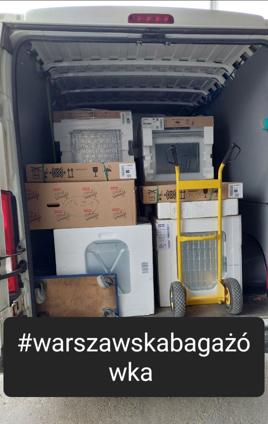 Bagażówka Transport Przeprowadzki Warszawa. Wynajem busa z kierowcą