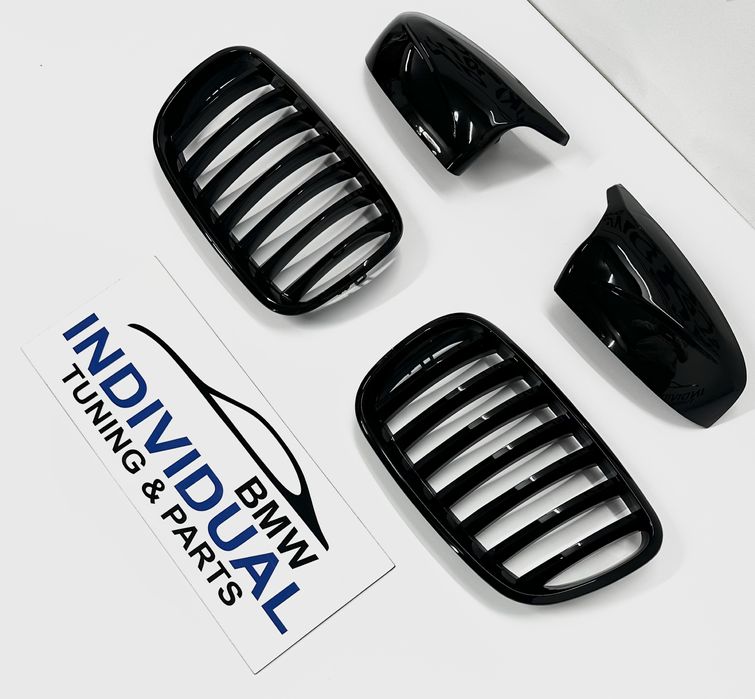 Ноздрі решітки BMW X5 E70 X6 E71 E72 накладки на зеркала bmw x5 e70