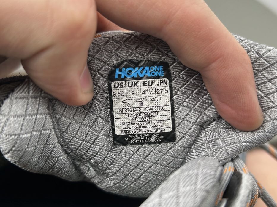 Оригінал! Кросівки Hoka Kaha Gore Tex 43 розмір MM1068