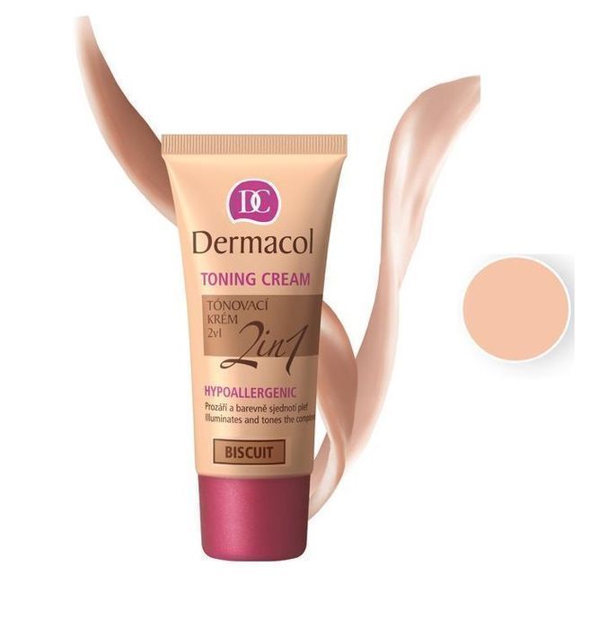 Dermacol krem nawilżający i podkład do twarzy Biscuit 30ml