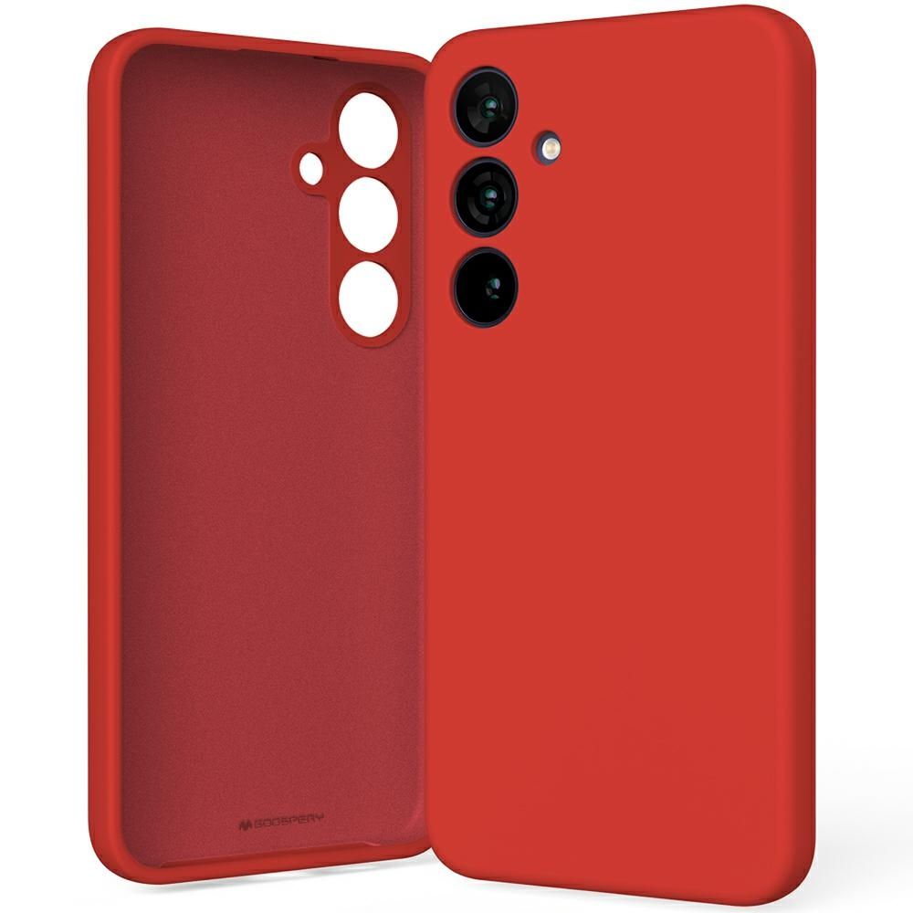 Etui do Galaxy S25+ Plus Mercury Silicone czerwone