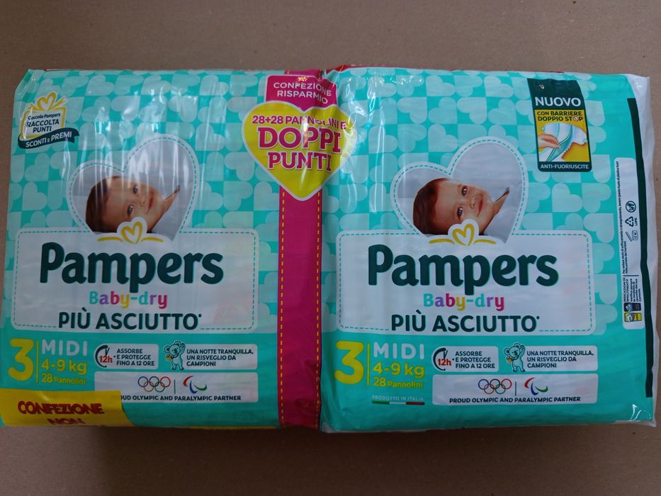 Підгузники Pampers baby-dry