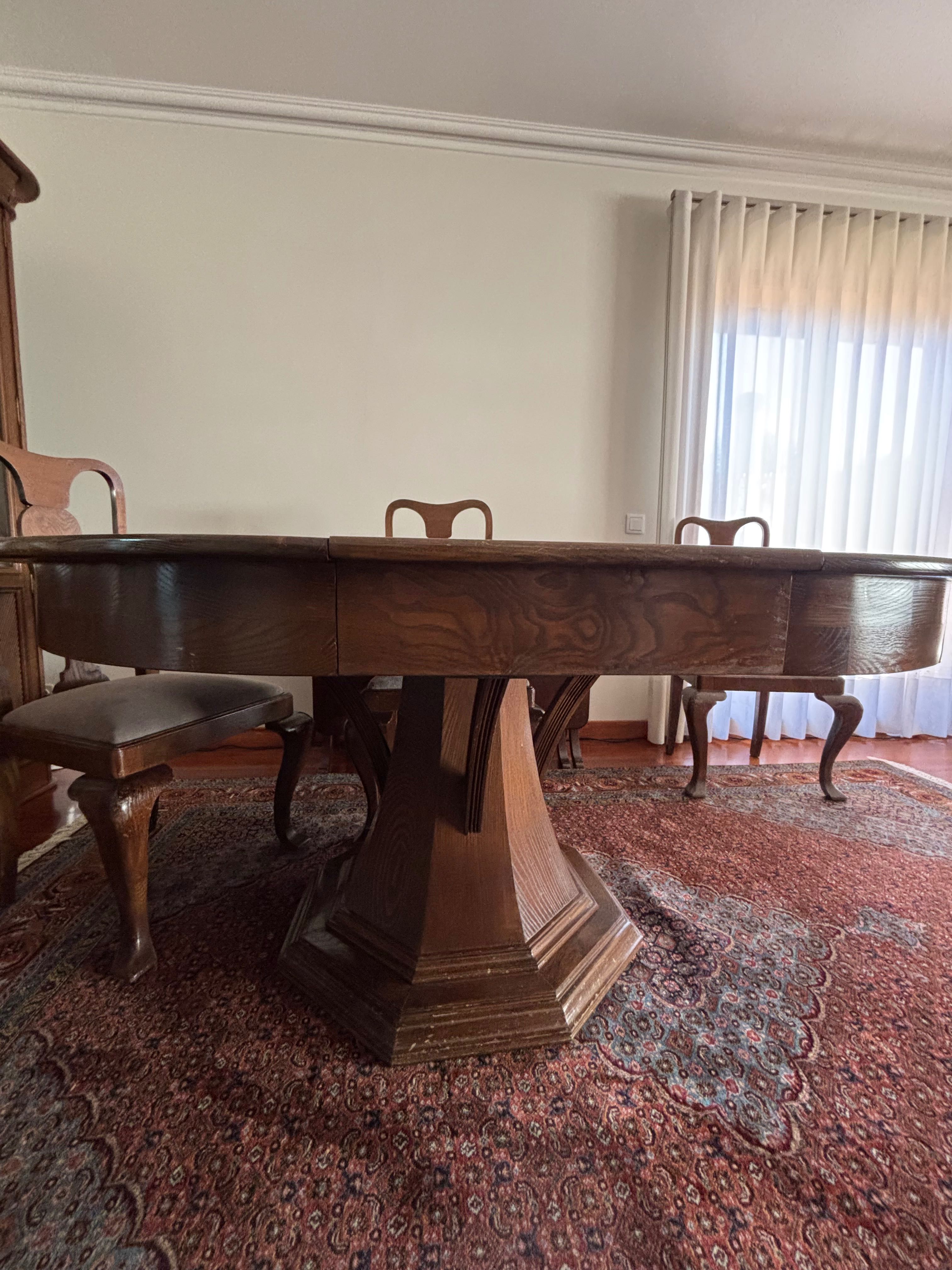 Mesa sala madeira maciça