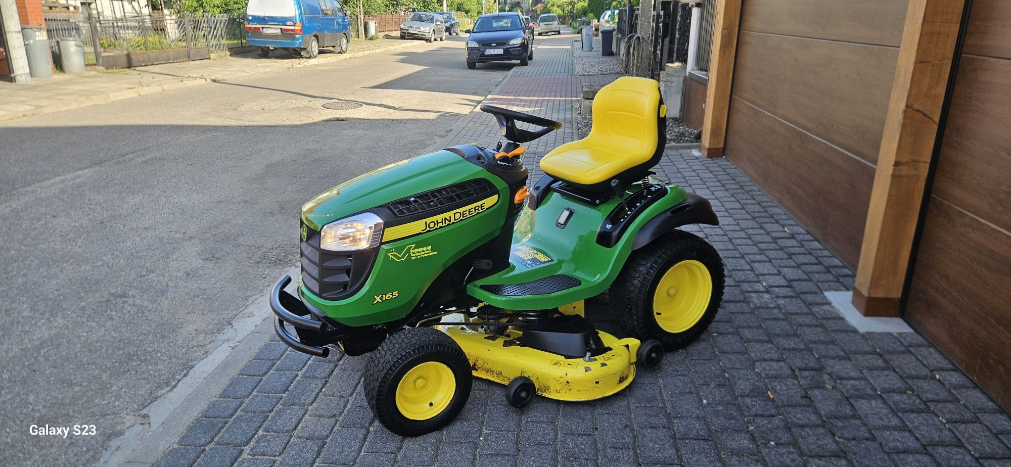 Traktorek kosiarka John Deere x165 22hp