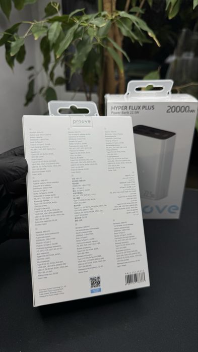 Якісний повербанк з гарантією Proove 20000 mAh 22.5w павербанк зарядка