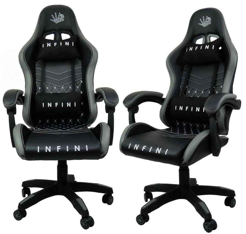 Fotel Gamingowy dla Gracza Infini Five Black/Grey