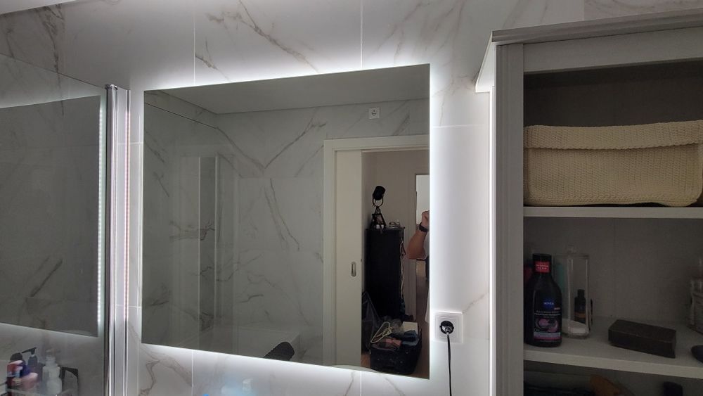 Espelho LED casa de banho wc - NOVO