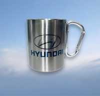 Hyundai металева кружка