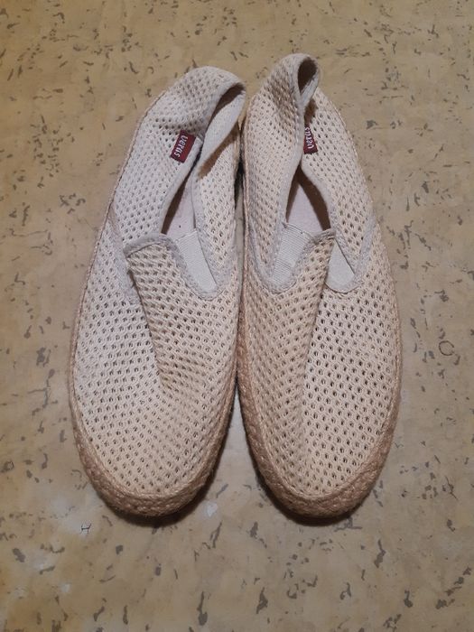 Эспадрильи бежевые