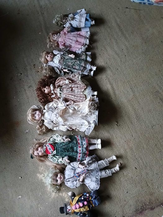 Lote de bonecas porcelana