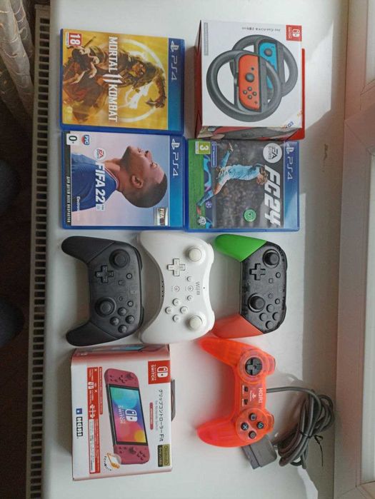 Nintendo Switch Pro controller та Wii U Pro controller WUP-005 + кермо