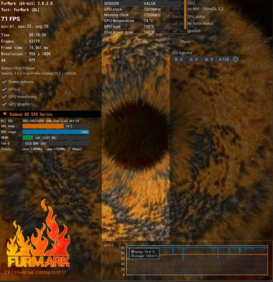Б/у Rx 570  8gb без внешних дефектов работает стабильно