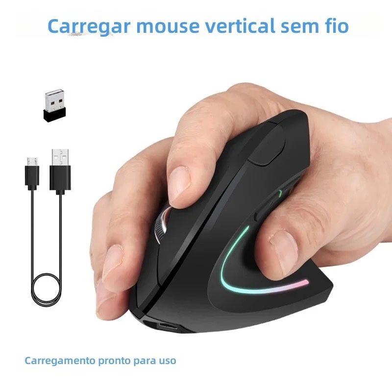 Rato ergonómico vertical