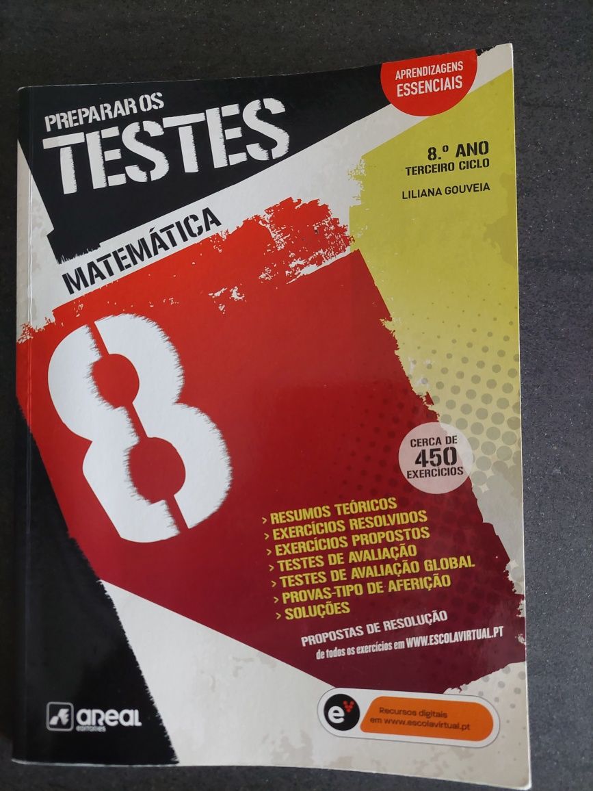 Livros fichas e testes 8 e 9 ano