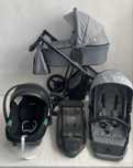 Wozek 4w1 Bebetto Flavio /Fotelik Cybex Aton  + Baza Cybex One Isofix