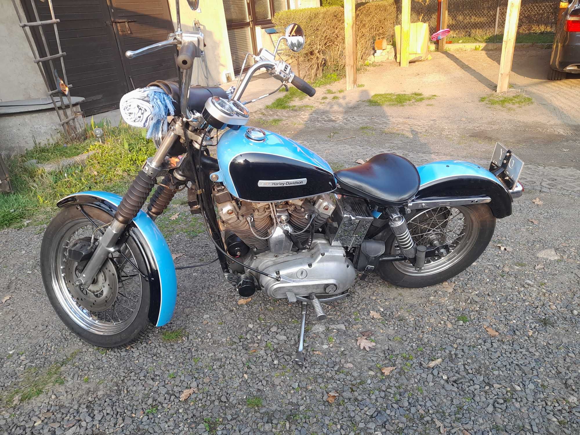 Harley Davidson Ironhead 1000 XLCH 1974 kopniak