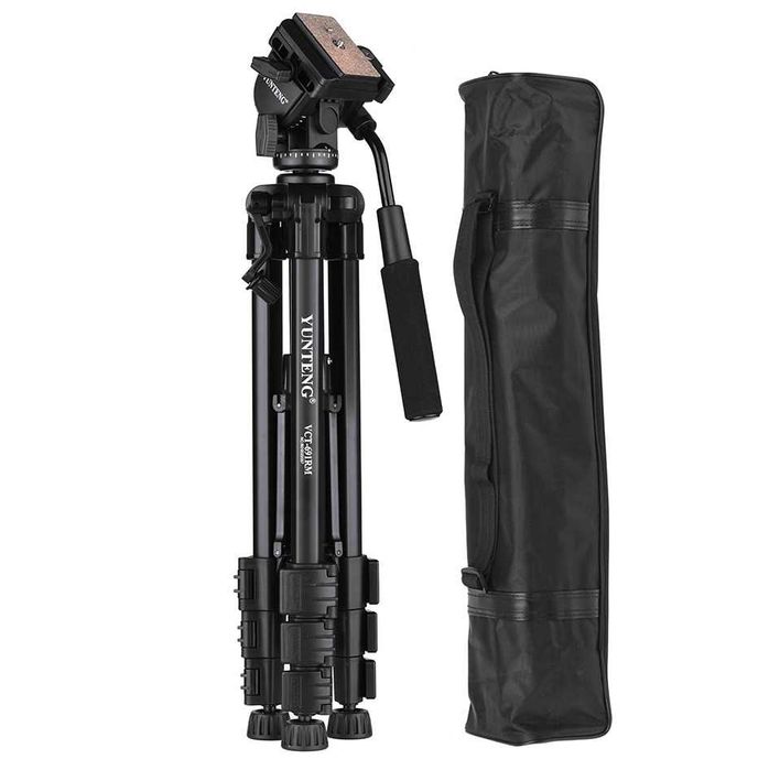 Фото видео штатив Yunteng VCT-691 для съемки трипод tripod лучш Velbon