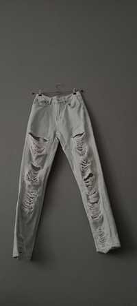 SHEIN oryginalne jasne bawełniane jeansy musthave 2022 XS