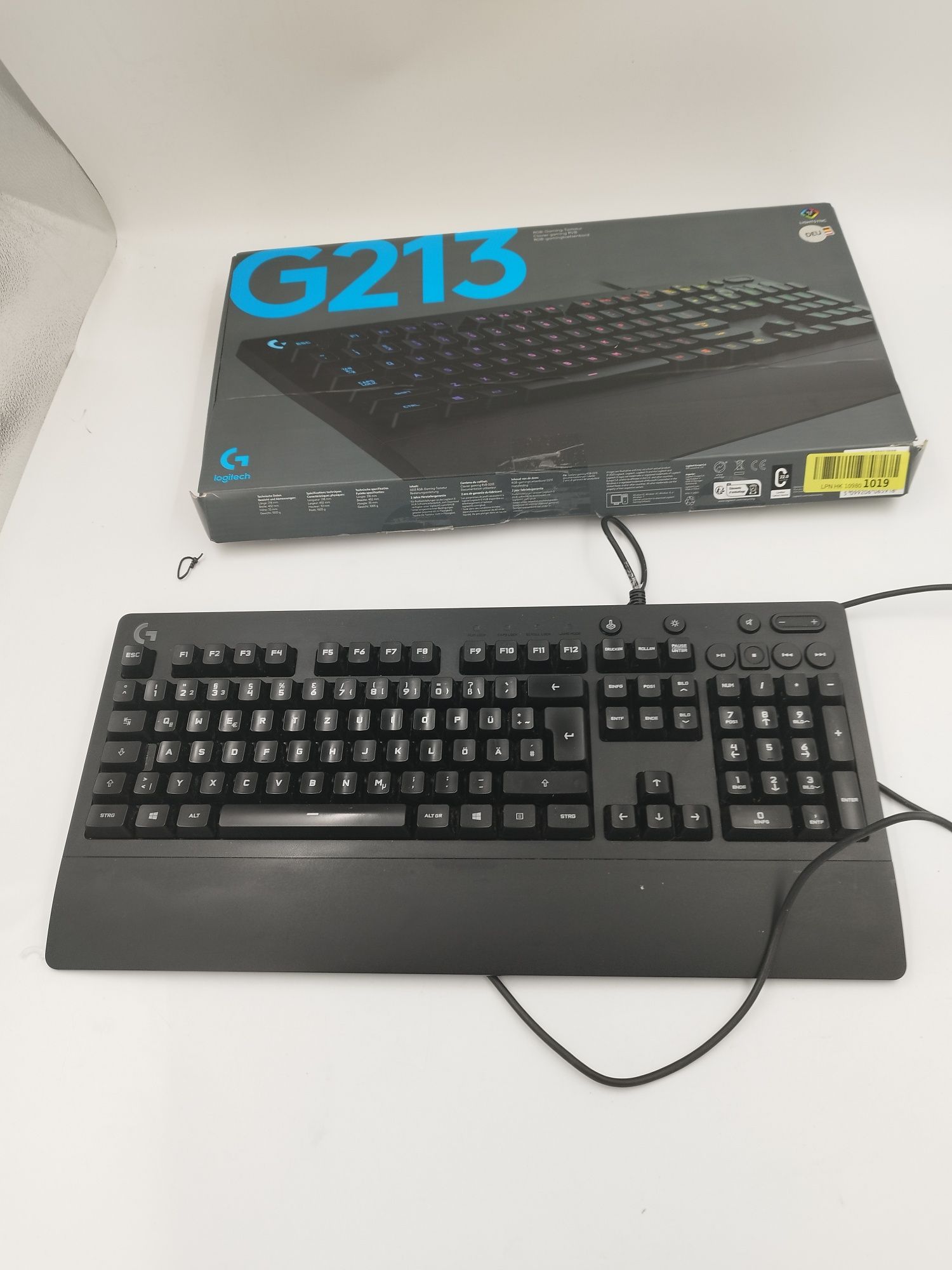 Klawiatura RGB gaming Logitech g123