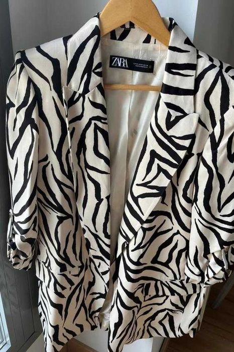 Blazer estampado da Zara