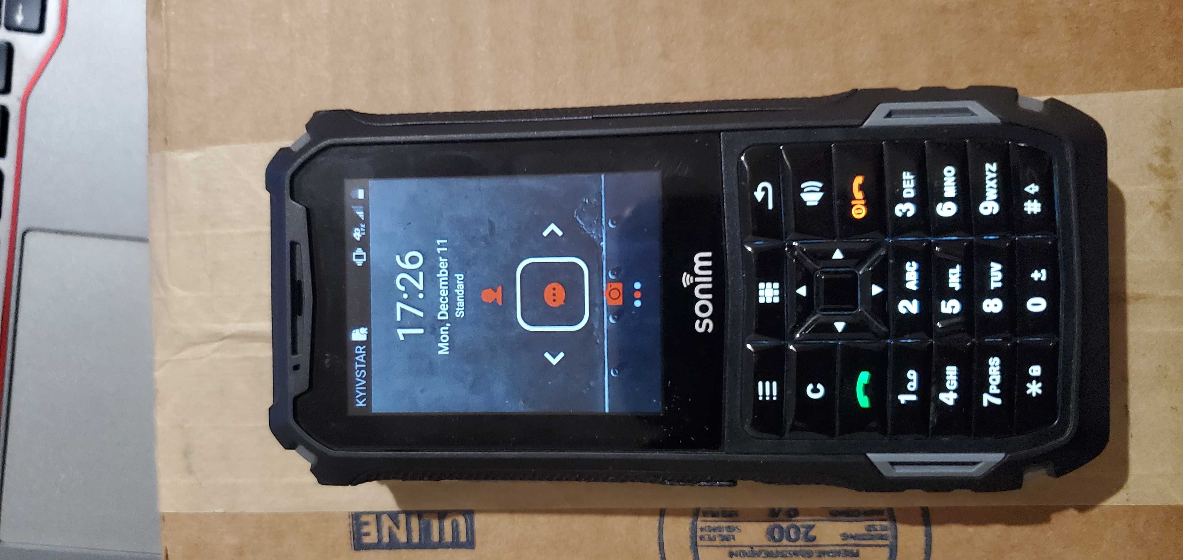 Захищений телефон Sonim XP5S XP5800, 2СІМ, 4G, мова англ, 2/16Gb памят
