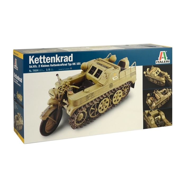 Italeri 7404 model 1:9 motor SD.KFZ.2 KETTENKRAD