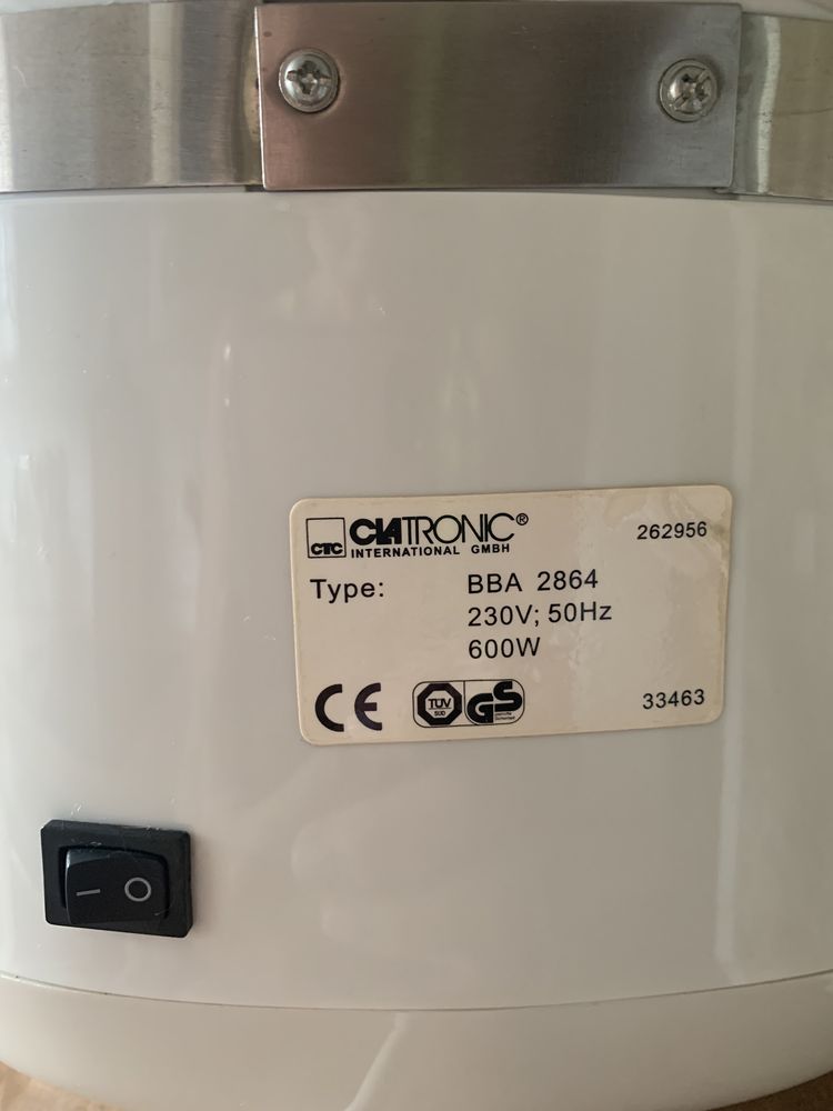 Wypiekacz do chleba Clatronic 600W