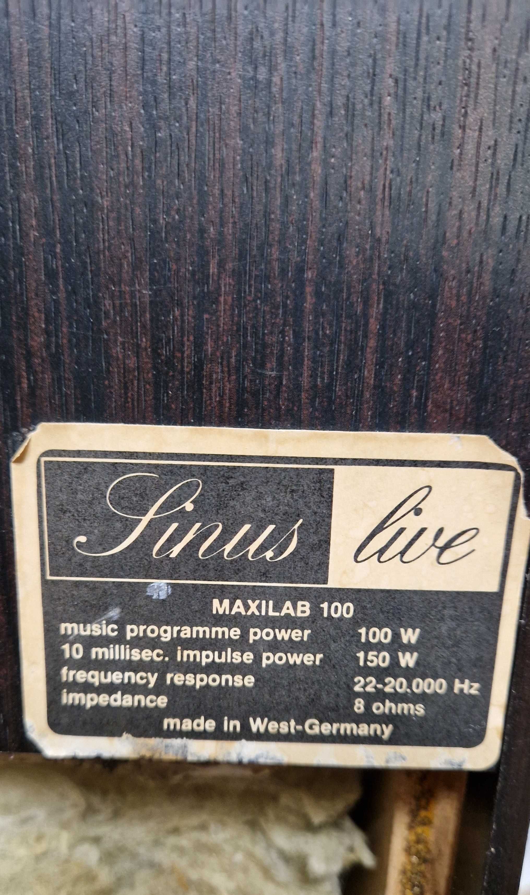 2 Kolumny Sinus Live Maxilab 100