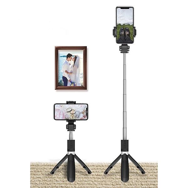 Bezprzewodowy Selfie Stick Statyw Tripod L01S