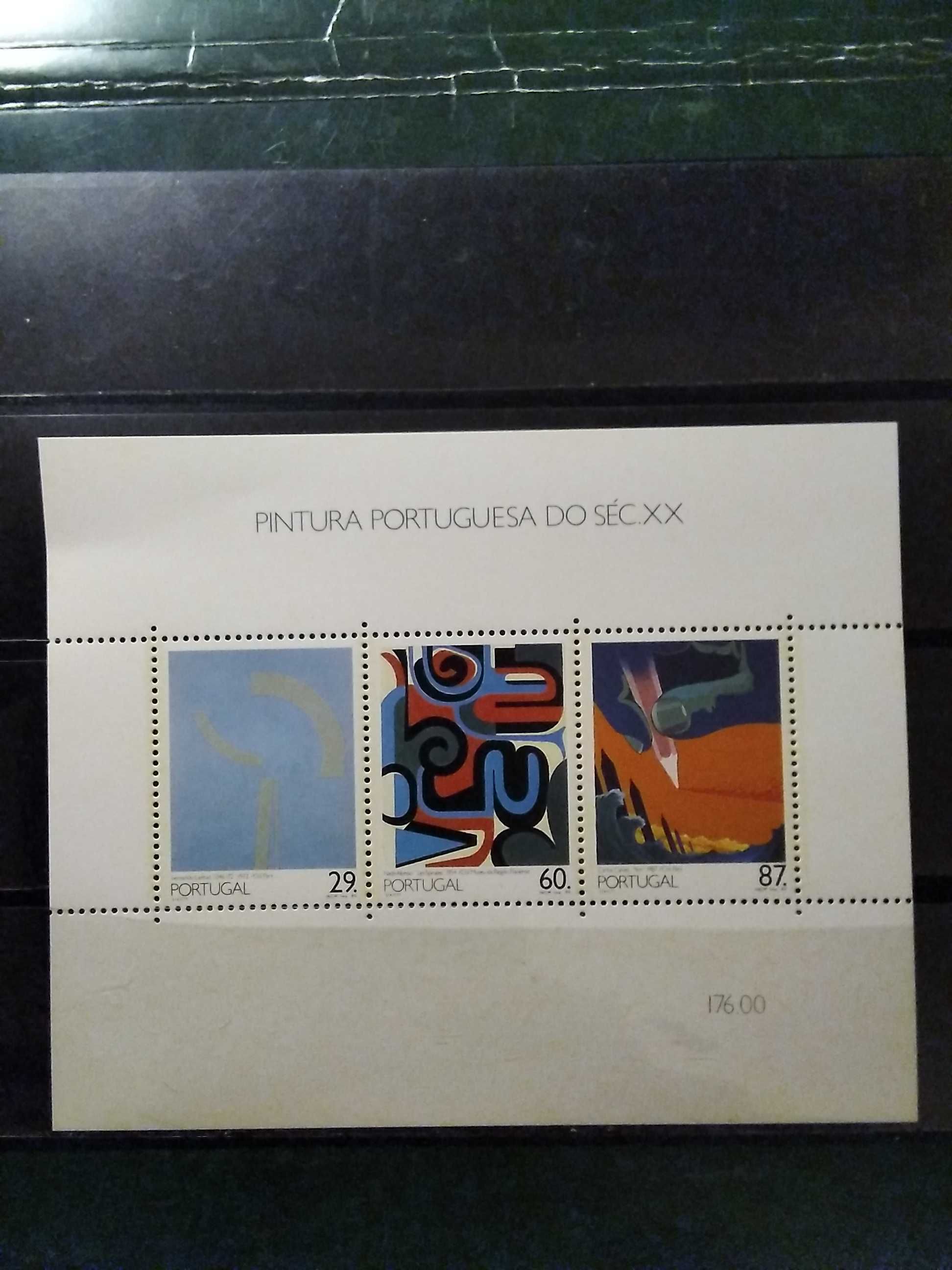 1988 Bloco Pintura Portuguesa do Século cx (2° Grupo )