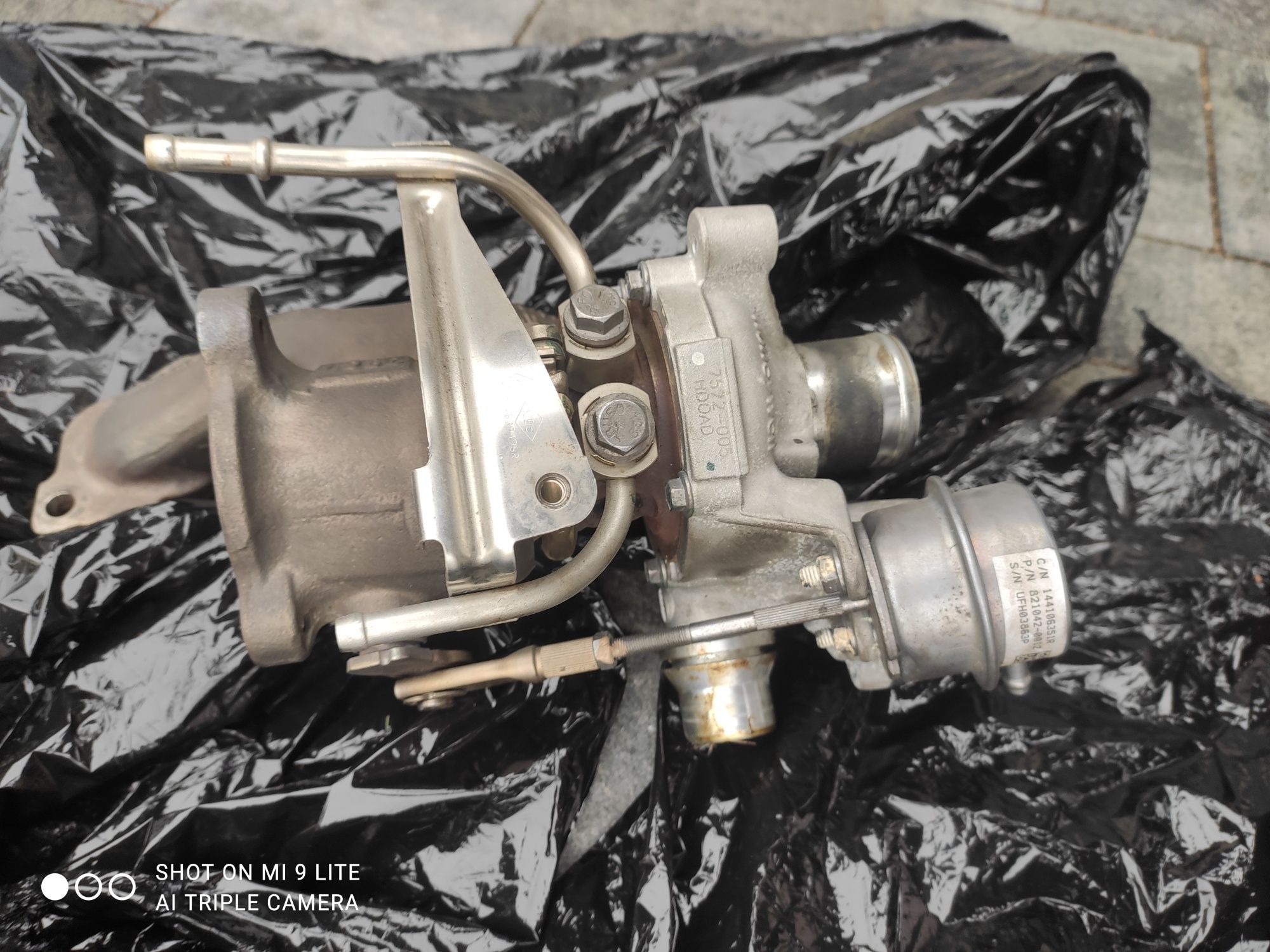 Turbosprężarka turbina Renault Captur 1,2 TCE Benzyna Oryginał