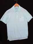 CA3 Elegancka koszulka męska polo Lacoste turkus kołnierzyk M